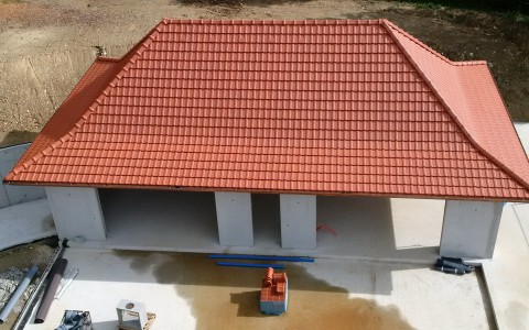 Construction garage villa individuelle